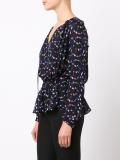 floral peplum blouse