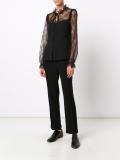 lace panel blouse 