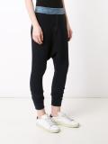 waffle effect track pants