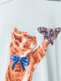 cat print dress 