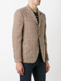 tartan pattern blazer