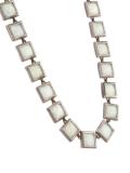 geometric long necklace