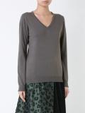 'City' v-neck jumper