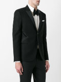 geometric insert blazer