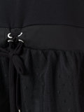 Scalloped trim dress