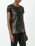 metallic T-shirt