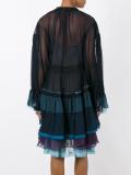 tiered colour block dress