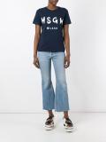 logo print T-shirt