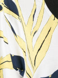leaf print T-shirt