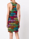 logo print beach dress