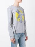 lion head print sweatshirt