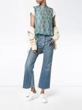 'Emiko' metallic jacquard top