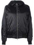 hooded bomber jacket