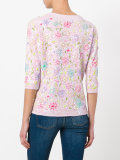 floral motif cardigan 