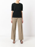 cropped flared pants 
