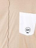 open seam deconstructed T-shirt 