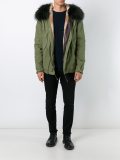 fur trimmed parka 