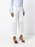 cropped trousers