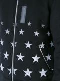 star print bomber jacket