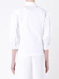 pleated puff sleeve shirt
