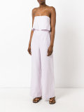 strapless wide-legged jumpsuit