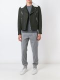 drawstring tapered joggers
