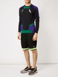 Kolor x Adidas拼接毛衣