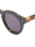 keyhole round frame sunglasses