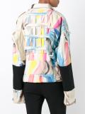 abstract print jacket