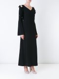 ribbon long dress