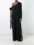 one shoulder gown 