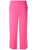 straight cropped trousers