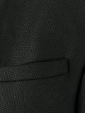 collarless blazer 