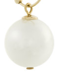 small hoop pearl earrings