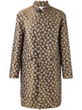 jaquard flower coat