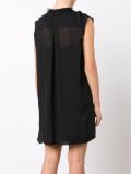 ruffled collar dress