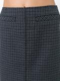 plaid A-line skirt