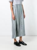 drop-crotch pleated trousers