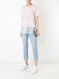 tulle smocked T-shirt