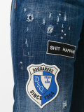 distressed patch jeans