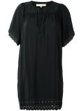 scalloped trim dress