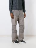 panelled denim trousers