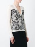 lace jacquard jumper