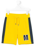 two tone track shorts