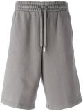 drawstring track shorts