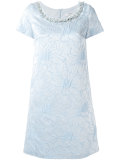 floral jacquard dress