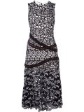 floral jacquard dress