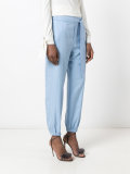 elasticated cuffs trousers 