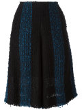stripe knee-length shorts