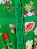 floral print flared dress 